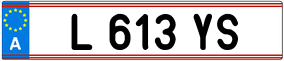 Truck License Plate